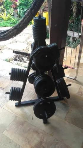 Anilhas Halter sextavado Barras Melhor preço