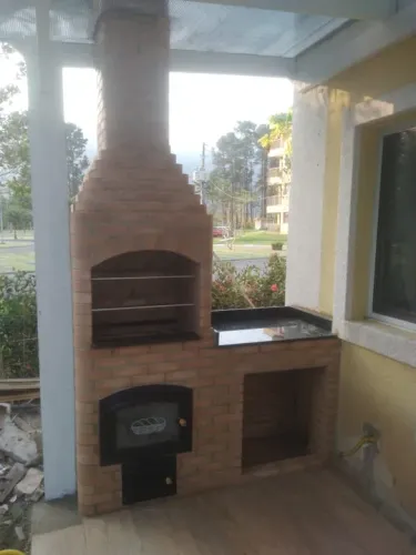 Churrasqueira forno e bancada