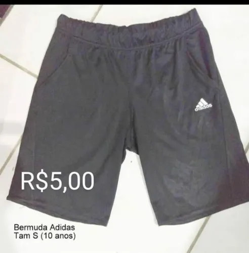 Bermudas Infantil Tam e valor nas fotos 