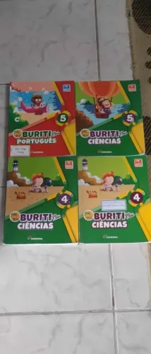 Livros Buriti Plus Português e Ciências 4° e 5° ano