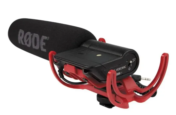 Rode VideoMic / microfone profissional para câmeras DSLR e celular