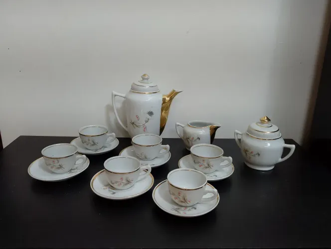 Conjunto de café completo Porcelana Rami