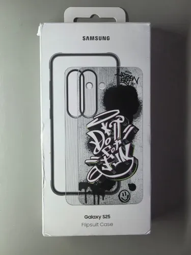 Capa de Telefone S25 Original - Flipsuit Case Black Samsung