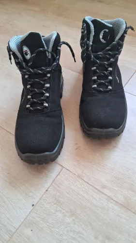 Botas de Segurança Estival, com CA e biqueira de composite, Cano Alto - Preto