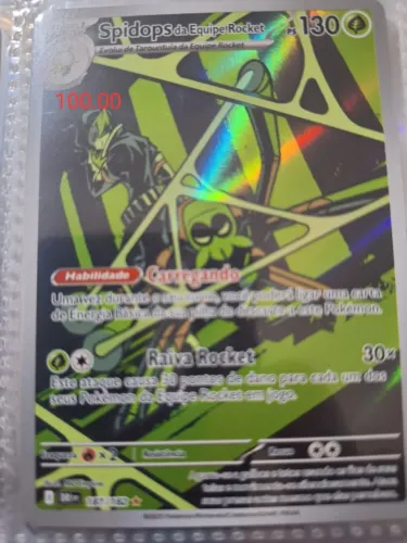 Carta Pokémon Spidops da Equipe Rocket - Colecionador