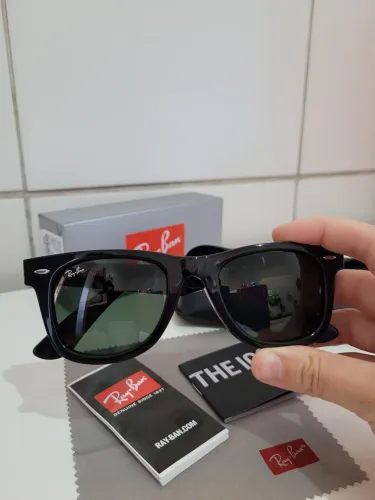 Ray ban wayfarer preto oculos de sol clássico rb2140