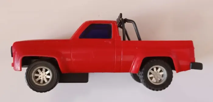 Miniatura Pick Up Vermelha Glasslite Anos 80