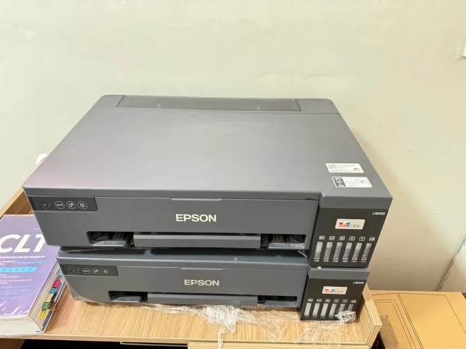 Vendo 2 Impressoras Jato de Tinta Epson Ecotanque L18050, Colorida, Wi-Fi, Fotográfica A3