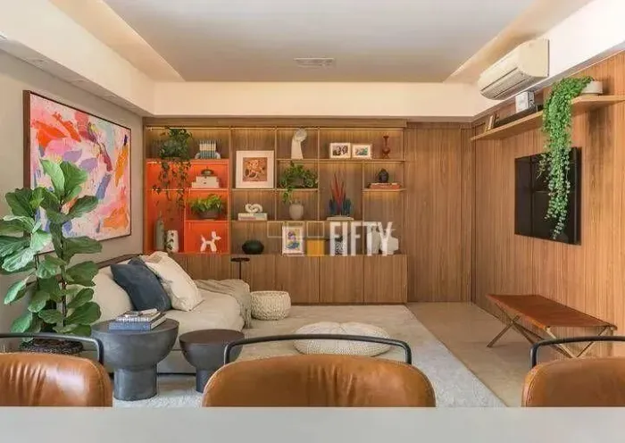 Apartamento de 145m² com 3 Suítes no Condomínio Humanari  Andar Alto e Mobiliado