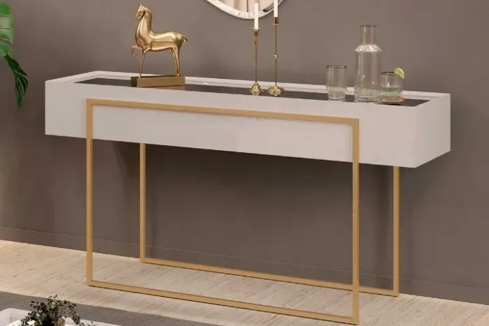 Balcão Aparador com Espelho em Cima - Monta na Hora