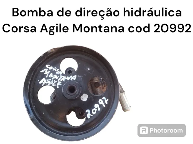 Bomba de direção hidráulica Corsa Agile Montana