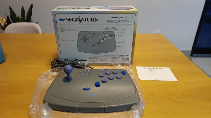 Joystick HSS-0104 para Sega Saturn - Completo na caixa