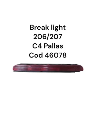 Lanterna Traseira Break Light Peugeot 206/207 C4 Pallas