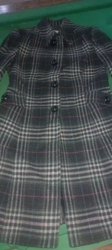 Casaco Xadrez Elegante Feminino