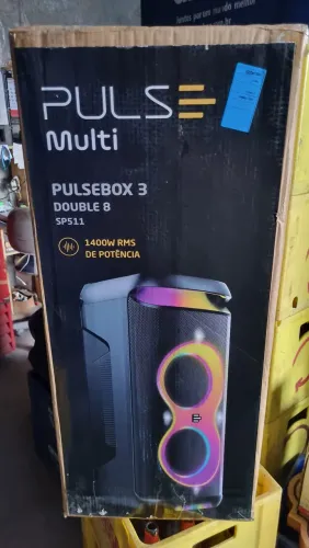 Caixa de som Pulsebox LANÇAMENTO 1400w Grave Gritante 