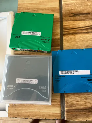 3 fitas magnética HP LTO-5 Ultrium C7975A de 3TB
