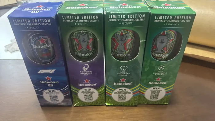 Copos Heineken Coleção - Importados - Únicos 