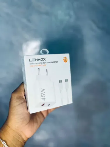 Carregador turbo 45w Samsung, Xiaomi, Motorola 