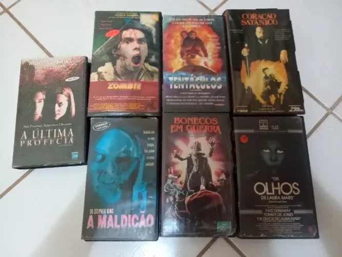 Vhs lote terror/suspense vendo no estado 