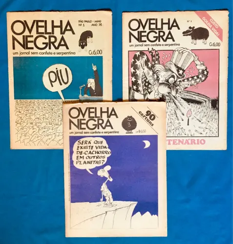 Jornal Ovelha Negra - 3 primeiros números de 1976