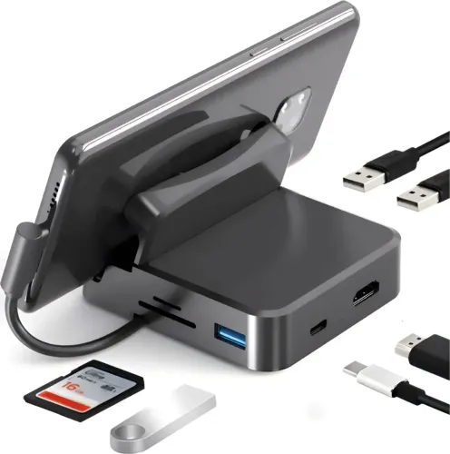 Dock Station Dex Para Android Hdmi 4k / Usb 3.0 / Sd