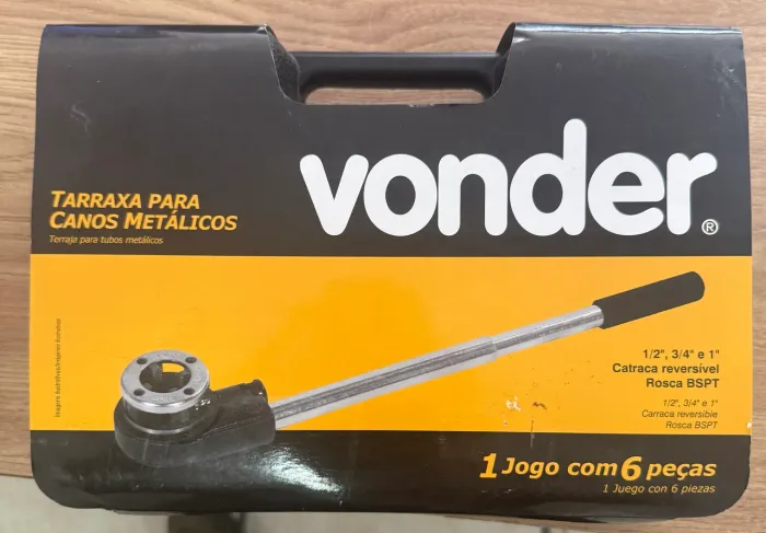 Jogo Tarraxa manual rosca bspt 1/2 a 1?