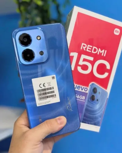 Telefone lançamento 15C + vendido do momento - 128Gb - Azul - Xiaomi 