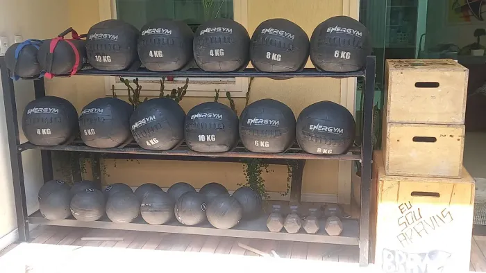 Organizador de crossfit 3 andares