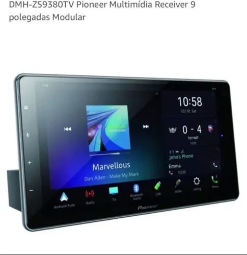 Multimídia Pionner DMH-ZS9380 TV 9"