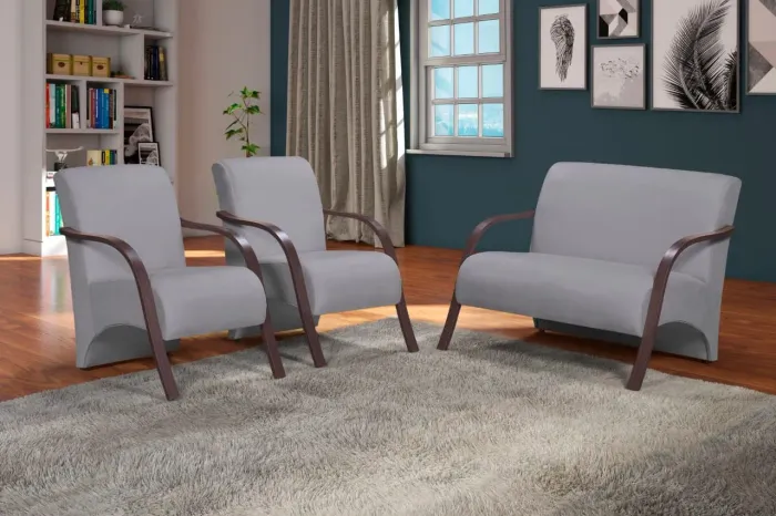 Conjunto de Poltronas Imperatriz - Entrega Rápida