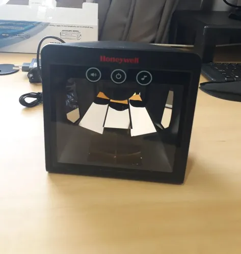 Leitor de código de barras de mesa honeywell