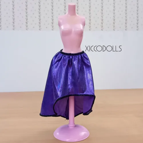 Saia para boneca Barbie original roxa