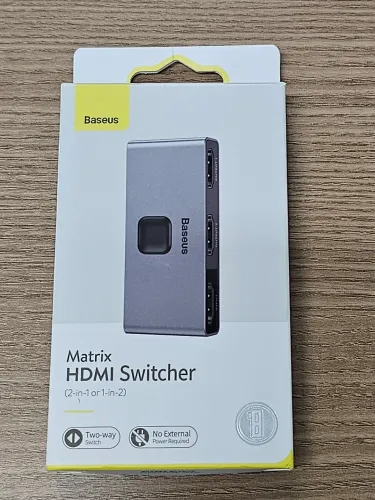 Switch HDMI Baseus 1x2 - 1 entradas / 2 saídas