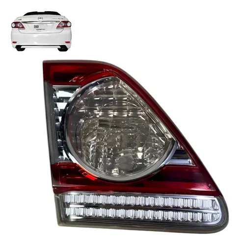 Lanterna Corolla 2012 2013 2014 Led Esquerda Original Vermelho Esquerdo/motorista