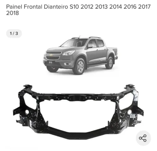 Parachoque dianteiro para carro painel frontal S10