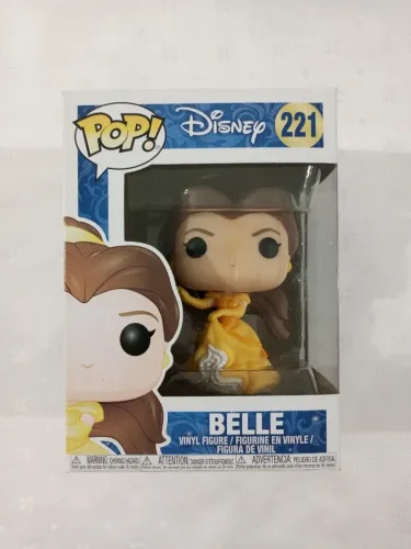 Boneco Funko Pop Belle #221 Disney A Bela E A Fera Original Na Caixa