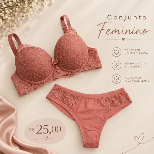 Conjuntos lingerie preço incrível