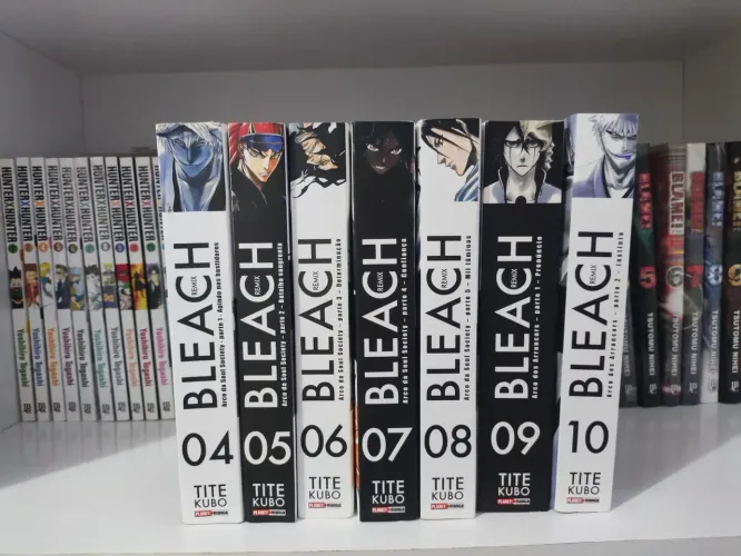 Mangá Bleach volumes 4 a 10