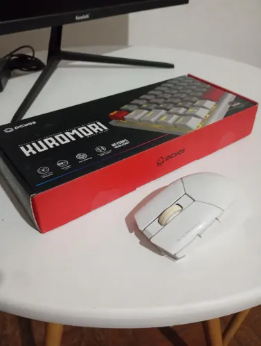 Kit Gamer Teclado Mecânico + Mouse sem Fio