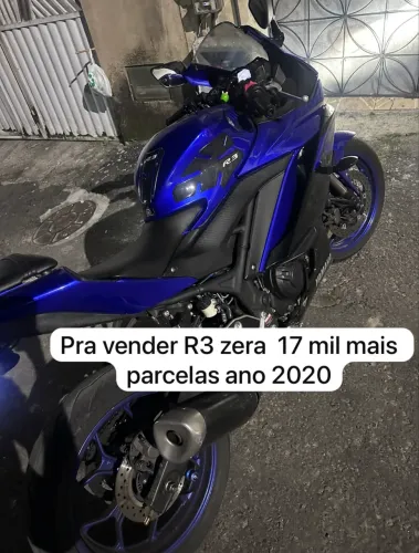 Yamaha R3 zera 17500 mais parcelas 