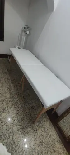 Maca dobrável branca Santa Fe