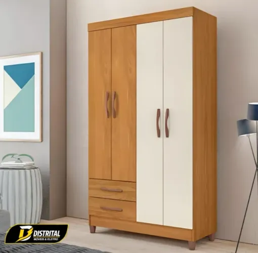 Guarda Roupa Âmbar 4P 2G Novo