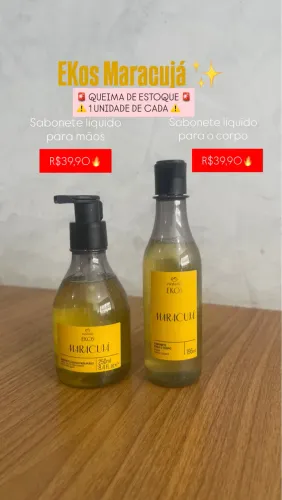 Sabonete líquido EKos Maracujá
