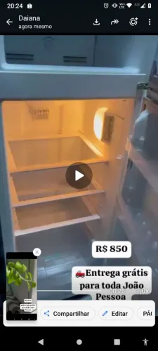 Geladeira com entrega grátis para toda João Pessoa