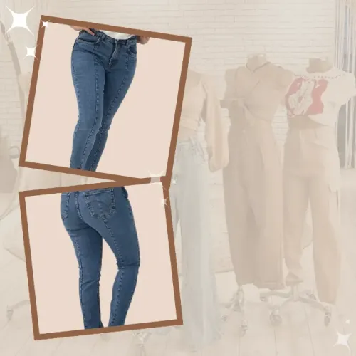 Calça Jeans Lez a Lez Skinny Cintura Alta