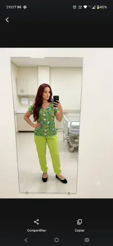 Pijama hospitalar estampado