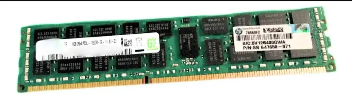 Memória DDR3 SDRAM 8GB PC3L-10600R ECC Registered (RDIMM), seminova, testada e funcionando