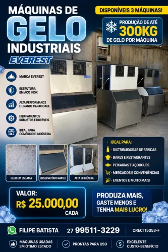 Máquina de gelo - Fábrica