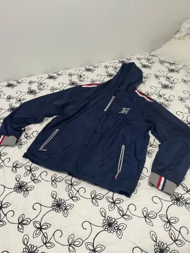 Blusa corta vento Tommy Hilfiger azul