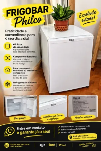 Frigobar 67 litros Philco